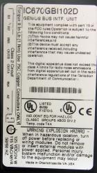 IC670GBI102 120Vac/125Vdc Powered Genius Bus Interface Unit IC670G IC670GB IC670GBI PDFsupply also r