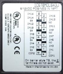 IC670MDL643 In Stock! 5/12Vdc Pos./Neg. Logic Input, 16 Point, Grouped IC670M IC670MD IC670MDL PDFsu