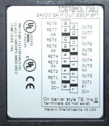 IC670MDL730 In Stock! 24VDC 2A Output, Pos. Logic, 8 Point, Electronic Short Circuit Protect ion  IC
